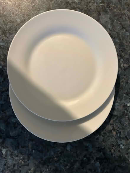 Photo of free 2 white side plates (Barkham RG41) #1