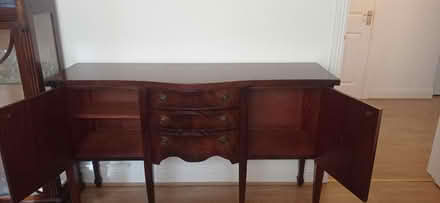 Photo of free Dark wood sideboard (Petersfield) #2