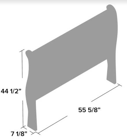 Photo of free Full Size Sleigh Bed (NE DC near COSTCO) #4