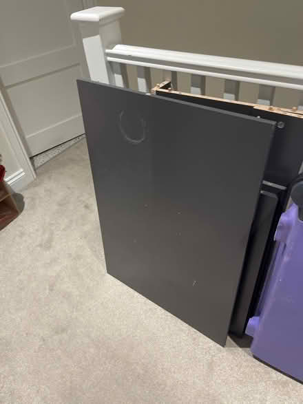 Photo of free Small grey desk (Sawbridgeworth, CM21) #2