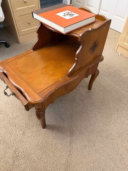 Photo of free Vintage side table w/ drawer (Mountain View San Antonio) #1