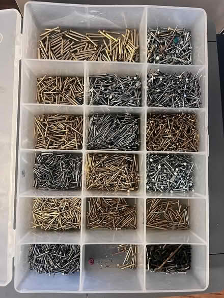 Photo of free Box of misc. nails (smaller) (Fairfax) #1