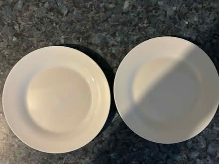 Photo of free 2 white side plates (Barkham RG41) #2