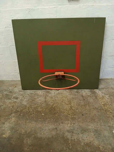 Photo of free Basketball hoop attached to wooden board (Hertford SG13) #1