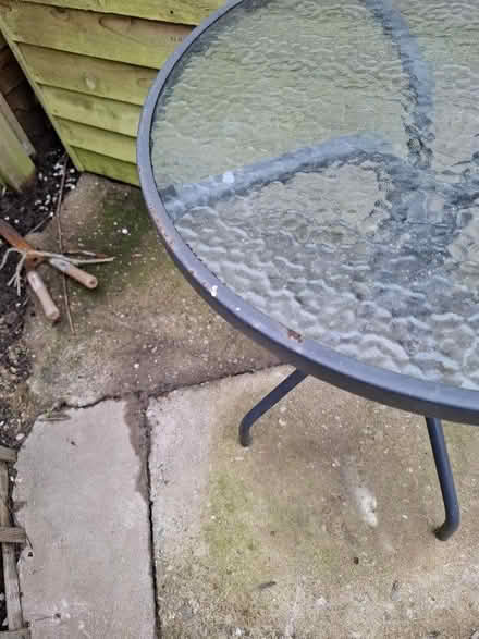 Photo of free Glass garden table (Newtown SY16) #3