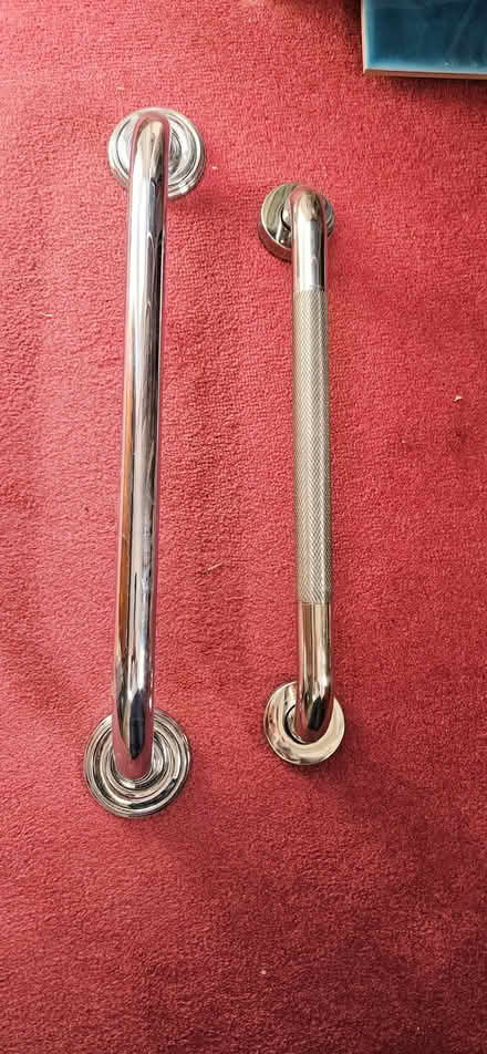 Photo of free Chrome grab handles x 2 (Stanford in the Vale SN7) #1