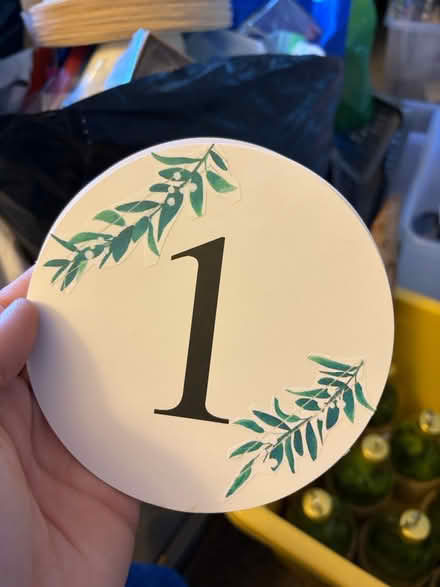 Photo of free Bottle table number markers (PO16 0QB) #2