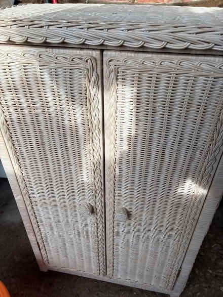 Photo of free Wicker cupboard (Hollins BL9) #1