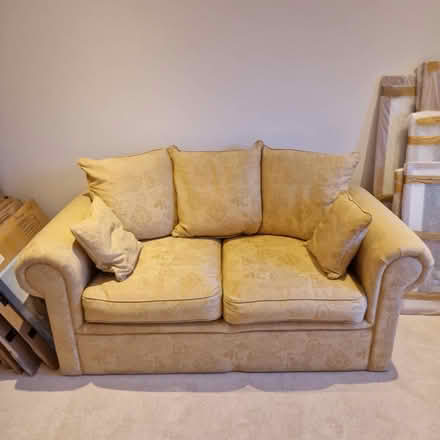 Photo of free Sofa bed - yellow (Glusburn) #1