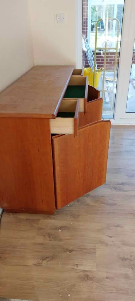 Photo of free Cherrywood veneer cabinet (Horsham RH12) #3