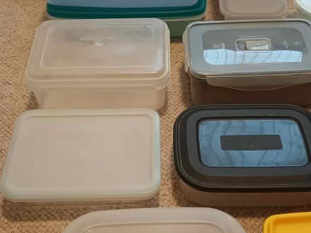 Photo of free 25 tupperware plastic sealed tubs (Hednesford WS12) #3