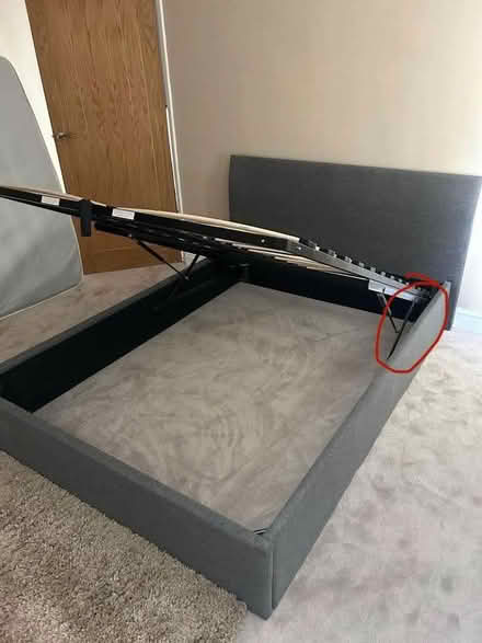 Photo of free Double bed base w liftable hinge / storage space underneath (Lower Clapton E5) #2