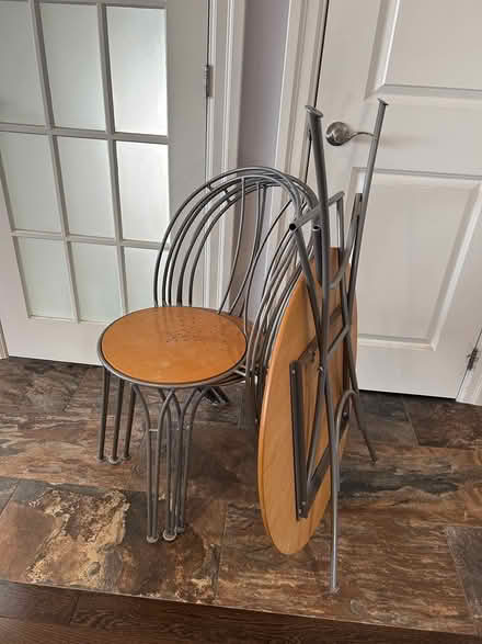 Photo of free Small table and 3 chairs (South Etobicoke) #2