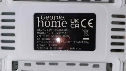 Photo of free Basic white 2 slice toaster (Underdale SY2) #1