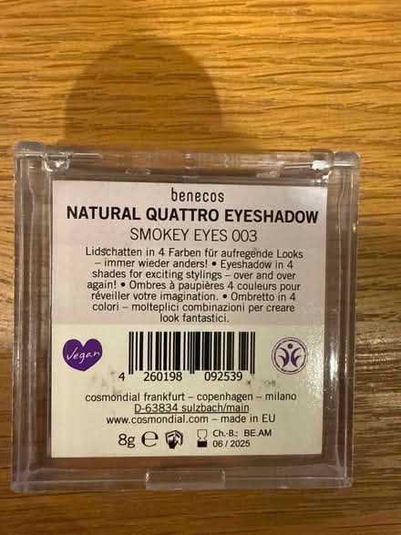 Photo of free 2 eyeshadow palettes by Benecos (Tunbridge Wells N. TN1) #3