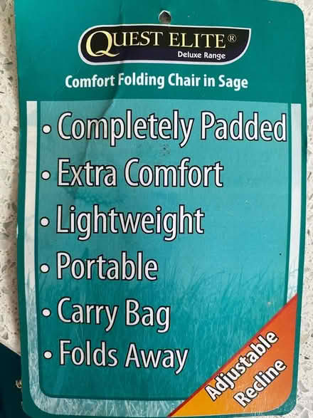 Photo of free 2 folding chairs (Maidenhead SL6) #3