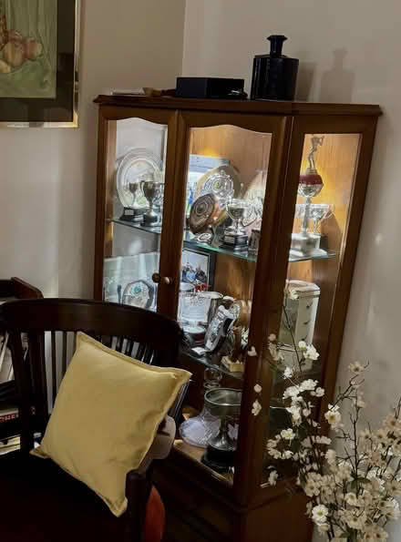 Photo of free Glass display cabinet (Egham TW20) #1