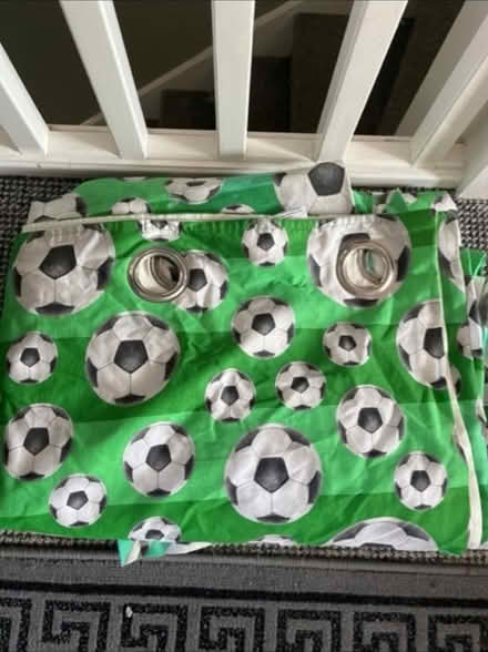 Photo of free Football curtains (Mulberry park) #1