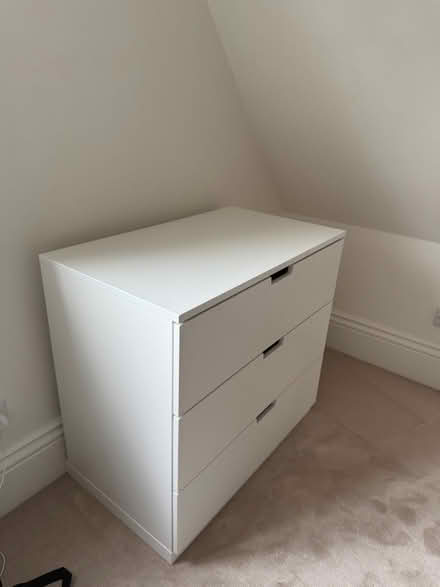 Photo of free 2 x IKEA white 3 drawer chest (Putney sw15) #2