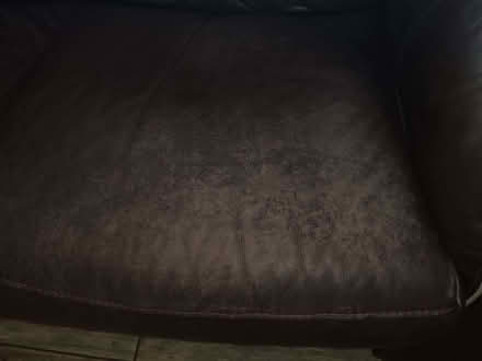 Photo of free Brown 2 & 3 seater leather sofas (West Derby L13) #4