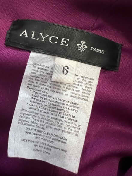 Photo of free Dress, purple, size 6 (Wood Ridge) #4