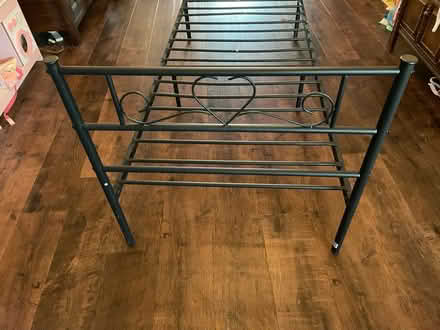 Photo of free Single bed, girls, metal frame (CR0) #3
