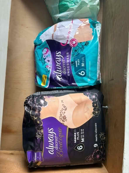 Photo of free Women’s feminine products (OL6, Ashton-under-lyne) #1