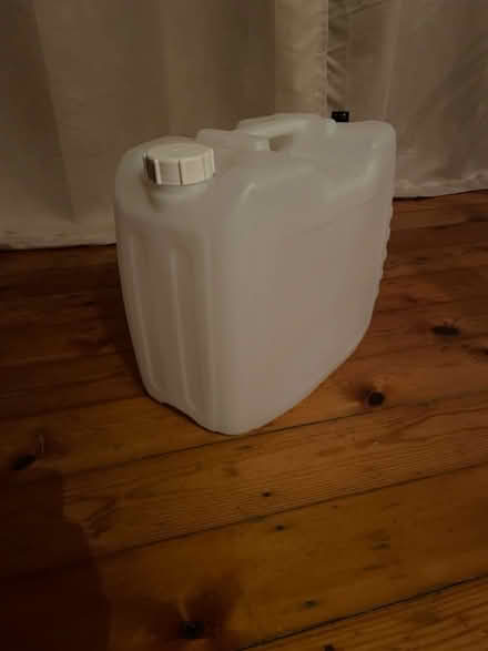 Photo of free 20L plastic container (Oakworth) #1