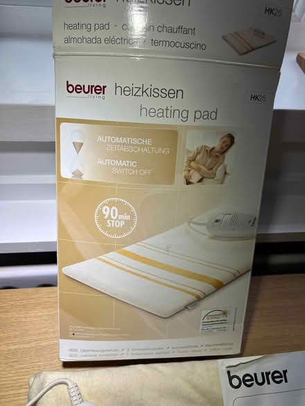 Photo of free Beurer Heating Pad (HG4 (Marton le Moor)) #1