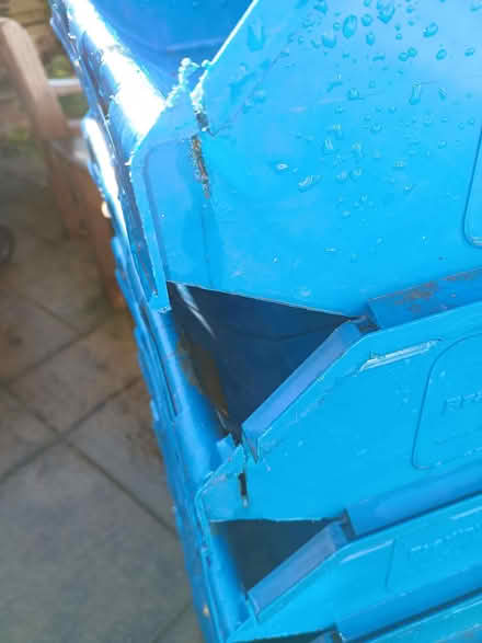Photo of free 9x large stacking storage bins for shed/garage/workshop (Knaresborough HG5) #2