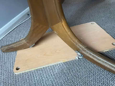 Photo of free Long Wooden dining table (Twyford, RG10 0AA) #3