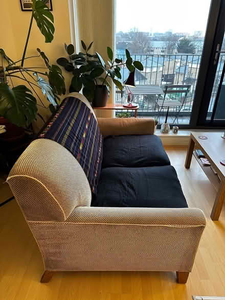 Photo of free 2-Seater Woven Fabric Sofa (SE8 5BU) #2