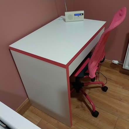 Photo of free Desk and swivel chair (Kilternan) #2