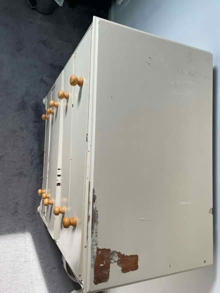 Photo of free Wooden dresser and plastic drawers (Pembury) #1