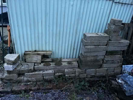 Photo of free Concrete Building Blocks and Various Timber sizes. (Ansley Common CV10) #1