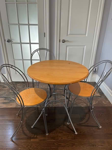 Photo of free Small table and 3 chairs (South Etobicoke) #1