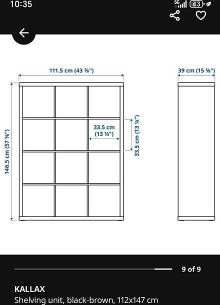 Photo of free Kallax unit (Templeogue) #2
