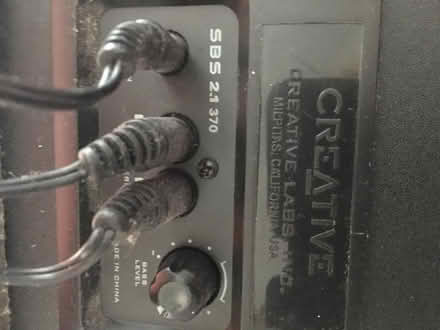 Photo of free Excellent speakers and subwoofer. Creative (Newhaven EH6) #2