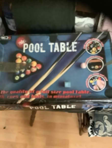 Photo of free Table top pool table (Aldrington BN3) #1