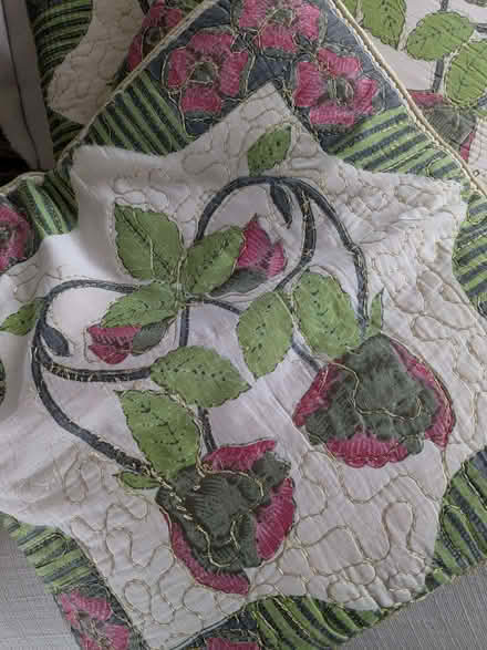 Photo of free 3 embroided cushions (Belmont HA3) #2