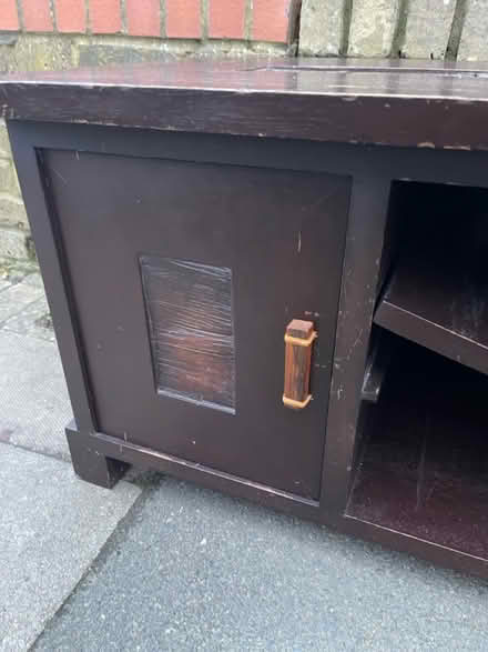 Photo of free Dark Wood TV Unit / Sideboard (N8 0LD) #3