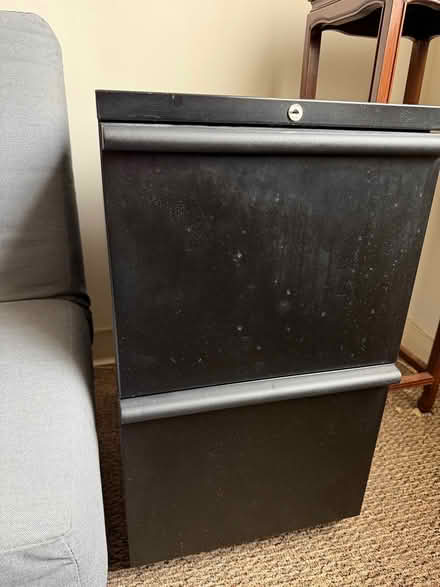 Photo of free Black metal file cabinet (Flushing, Queens) #1