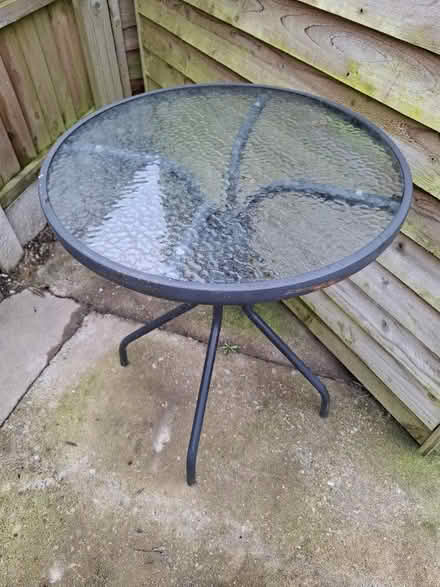 Photo of free Glass garden table (Newtown SY16) #1