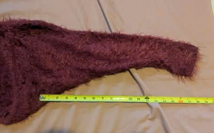 Photo of free Wine tone fuzzy shrug sweater (Greenlake) #2