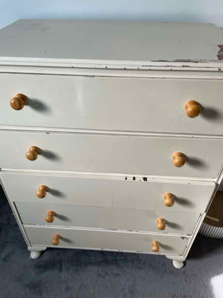 Photo of free Wooden dresser and plastic drawers (Pembury) #2