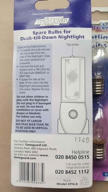 Photo of free Nightlight bulbs (Mickleover DE3) #1