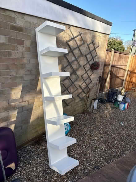 Photo of free Long white ikea shelf (Stevenage) #1