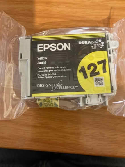 Photo of free Epson T1274 Yellow inkjet cartridge (Belford, NJ) #1