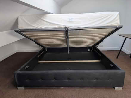Photo of free Superking Ottoman Bed & Mattress (BD20 7) #2