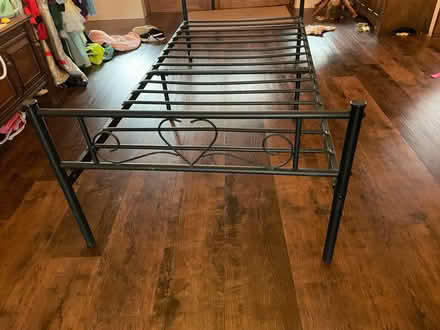 Photo of free Single bed, girls, metal frame (CR0) #2